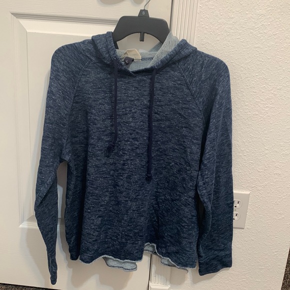 Blue Sweatshirt with Hood - Picture 1 of 7